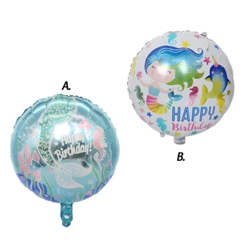 1 шт. комплект 18-дюймовой зеленой алюминиевой фольги, воздушный шар для вечеринки в честь Дня рождения, воздушные шары из майлара, яркие воздушные шары, воздушный шар из фольги