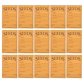 100 шт Конвертов из Крафт-бумаги Маленькие Конверты Конверты с семенами растений Конверты с семенами овощей