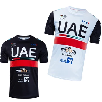2024 ОАЭ Быстросохнущая футболка для трининга Pro Велоспорт Джерси Мужчины Женщины Летняя Дышащая Футболка для командных видов спорта INEOS для бега
