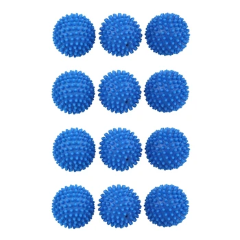 2X 6 X Синих Многоразовых Сушильных Шарика Для Смягчения Ткани