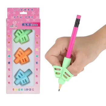 3шт Детский держатель для карандашей для рукописного ввода, детский держатель для карандашей, подходит для начинающих дошкольников, детей из детского сада