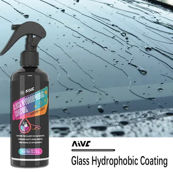 AIVC Glass Гидрофобное покрытие против дождя для автомобилей, средство для распыления водонепроницаемого покрытия на автостекла