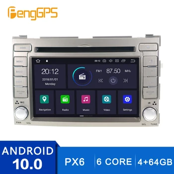 Android 10,0 CD DVD-Плеер Для Hyundai I20 2008-2013 Мультимедийное Головное Устройство Авто Стерео GPS Навигация Радио Carplay DSP PX6 6 Core