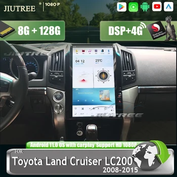 Android 11 Автомагнитола Для Toyota Land Cruiser LC200 2008-2015 2 Din Авто Стерео Мультимедийный Плеер GPS Навигация Беспроводной Carplay