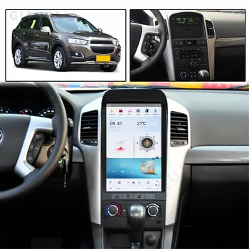 Android 12 Автомобильный Стерео Радиоприемник Для Chevrolet Captiva 2008-2012 Carplay Tesla Screen Radio Мультимедийный Плеер GPS Navig Головное Устройство DSP