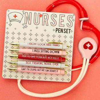 B36C Забавные ручки для медсестер, вдохновляющие шариковые ручки, ручки на медицинскую тематику, новинки ручек