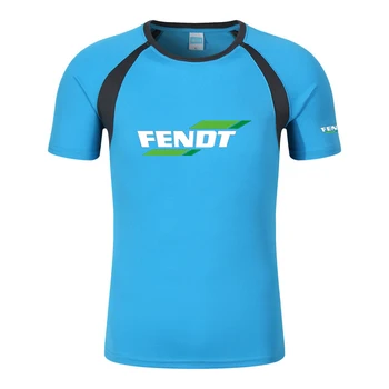 FENDT 2023 Летняя новая Однотонная Мужская футболка В минималистичном стиле, Повседневные удобные Дышащие топы С короткими рукавами И Круглым вырезом