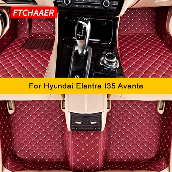 FTCHAAER, автомобильные коврики на заказ для Hyundai Elantra I35 Avante, автомобильные ковры, Аксессуары для ног
