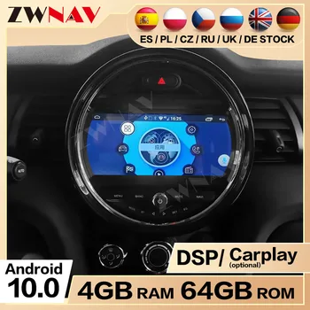 HD-экран для BMW Mini 2007 2008-2011Android Automotive Автомагнитола с Bluetooth DSP Carplay IPS головное устройство GPS Навигация