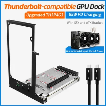 TH3P4G3 Thunderbolt-совместимая Графическая Док-станция 85 Вт Для зарядки PD ноутбука от ноутбука к внешней графической карте 40 Гбит/с для Macbook Windows