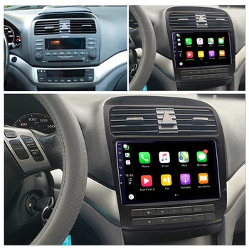 Автомагнитола Android для Acura TSX 2004-2008 CARPLAY GPS-Навигация, Мультимедийный плеер, экран стереосистемы головного устройства, аудио-видеоплеер
