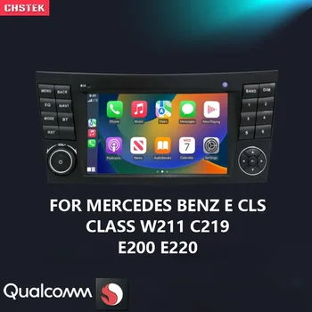 Автомобильное Радио CHSTEK Android 13 Carplay Навигация Для Mercedes Benz G Class W463 CLS C219 W211 2008-2012 Мультимедийный Плеер Qualcomm
