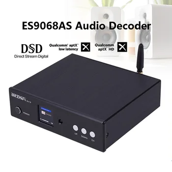 Аудиофильский Аудио Декодер HIFI ES9068AS DAC DSD256 Декодирование Без потерь CSR8675 Bluetooth 5,0 Усилитель Для наушников AMANERO USB