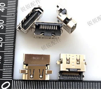 Бесплатная доставка Для ноутбука HDMI A TYPE 19P материнская плата с обратной потайной четырехконтактной розеткой DIP HD socket