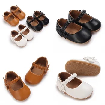 Весенне-летняя обувь для новорожденных на резиновой подошве, удобная обувь для прогулок для девочек 0-18 месяцев, обувь для первого шага