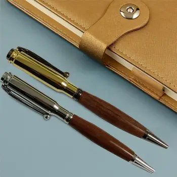 Выдвижная шариковая ручка Маленькая шариковая ручка с боковым зажимом Легкая карманная ручка для подписи Металлическая ручка-пуля для получения диплома
