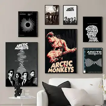 Группа A-Arctic M-Принты плакатов с Обезьянами, Настенные Панно, Украшения для дома в гостиной, Маленькие