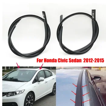Для Honda Civic Седан 2012-2015 140 см Капельная Отделка Крыши Автомобиля Литье Резиновых Уплотнительных Полос С Металлическим Зажимом 74316TR0A01 74306TR0A01