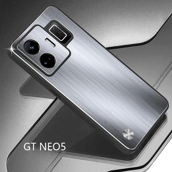 Для Realme GT Neo5 SE Металлический Корпус Объектив С Полной Защитой Матовая Матовая Крышка Телефона С Держателем Для Realme GT Neo5SE Shell