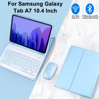 Для Samsung Galaxy Tab A7 10,4-дюймовый чехол, съемная крышка клавиатуры для Samsung Tab A7 SM-T500/T503/T505/T507/T509