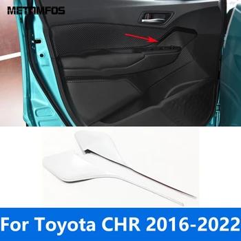 Для Toyota CHR C-HR 2016-2020 2021 2022 Матовая Внутренняя Дверная Панель В Полоску Молдинг Отделка Декоративная Наклейка Аксессуары Для Укладки автомобилей