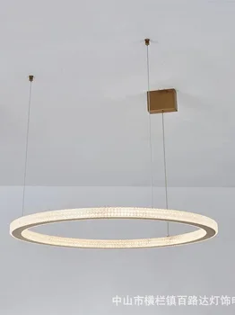 европейская современная светодиодная хрустальная люстра, потолочный светильник, потолочное украшение для дома, luminaria de mesa, кухонный светильник