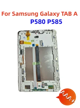 ЖК-дисплей Samsung Galaxy TAB A 10.1 2016 SM-P580 P585, сенсорный экран, дигитайзер, датчики, панель в сборе с рамкой