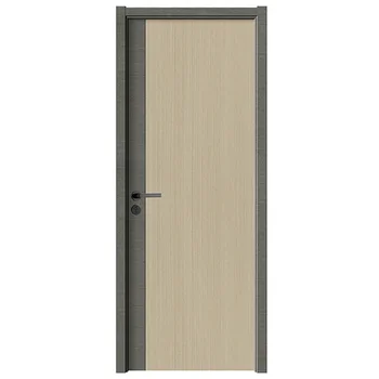 зернистая древесина/ гладкие двери из массива дерева с рамой внутренняя предварительно навешенная дверь hdf двойное дверное полотно обшивочная панель цена формованная