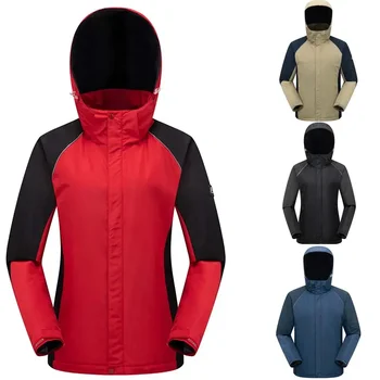 Зимние осенние походные куртки для мужчин и женщин, ветрозащитная водонепроницаемая куртка, спортивные костюмы для рыбалки, походов, кемпинга, пальто с подогревом