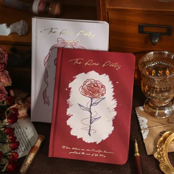 Издание в твердом переплете, серия rose, дневник с иллюстрациями растений и цветов.