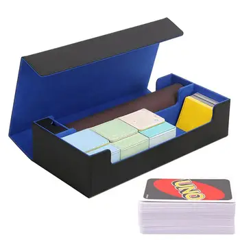 Картонная коробка для хранения торговых карточек Магнитная Картонная коробка Держатель для карточных игр Ящики для хранения спортивных карточек Ящики для хранения карточек