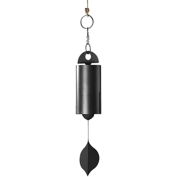 Колокольчик Serenity Bell с глубоким резонансом Windchime - металлический подвесной колокольчик ручной работы, стальной колокольчик, красиво играющий на ветру