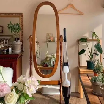 Корейское эстетическое зеркало для туалетного столика в гостиной Винтажное художественное зеркало в полный рост, роскошное длинное большое зеркало Spiegel для девочек, товары для дома