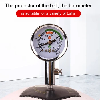 Манометр для измерения давления в мяче Сверхмощный манометр для измерения давления воздуха Барометр Инструмент для футбола Футбол Регби Баскетбол Волейбол