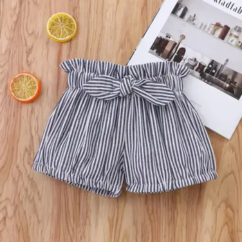 Новые бестселлеры Instagram - летние шорты в полоску для модных младенцев и детей раннего возраста