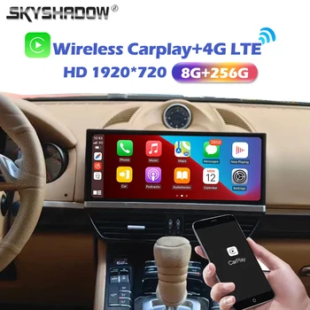 Новый Qled-Волоконный Carplay Auto Android 13,0 8G + 256G LTE Автомобильный DVD-плеер GPS WIFI Bluetooth RDS Радио Для Porsche Cayenne 2011-2018