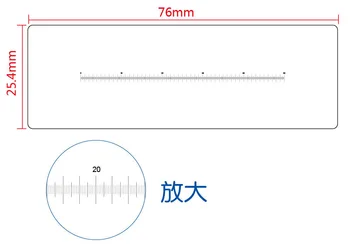 Объектив Измерительный микромасштабный 50 мм Национальный стандарт Измерения пленки в микромасштабе 0,1 мм