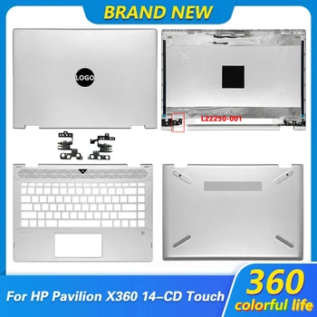 Оригинальная Новая Задняя Крышка с ЖК-дисплеем Для ноутбука HP Pavilion X360 14-CD TPN-W131 Верхний Корпус Подставка для рук Нижний Нижний Корпус L22289-001 L22250-001