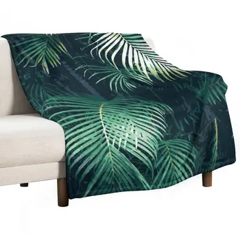 Покрывало из листьев тропической пальмы, Красивые одеяла, Декоративные одеяла для кровати