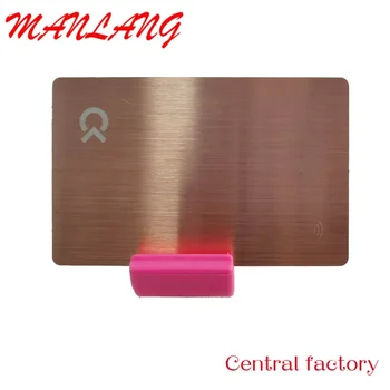 Пользовательская цветная карта 13,56 Гц N 213 etal Card RFID Busins Card