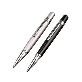 Роскошный Мини-Металлический Ролик Шариковой Ручки 1,0 мм Черного Цвета Для Бизнес-Школы