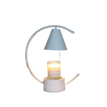 Современная минималистская металлическая электрическая свеча теплее лампы декор спальни ароматерапевтический диффузор прикроватная тумбочка для спальни