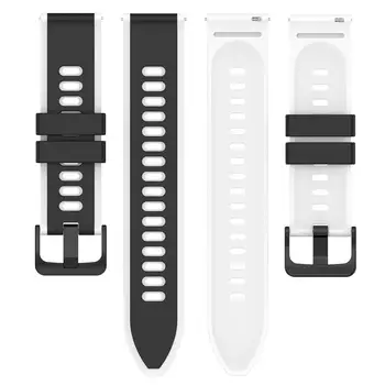 Спортивный ремешок с силиконовым ремешком для Watch5 Watch5 Pro Watch4 Классический ремешок для Samsung Watch, двухцветный инновационный браслет