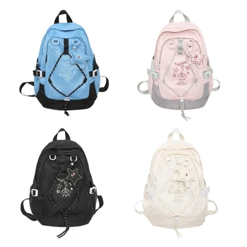 Стильный нейлоновый рюкзак для девочек, школьный рюкзак, рюкзаки для ноутбука, школьная сумка, идеально подходящая для учебы и путешествий
