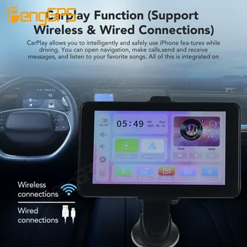 Универсальный Автомобильный Радиоприемник 1 din Стерео Android Carplay Автонавигация 7 