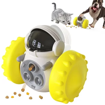 Устройство для утечки слоу-фуда Игрушка для собак Баланс Кошки, Снимающий усталость Игрушка для домашних животных Самогравитационное движение, Снимающее беспокойство Колеса