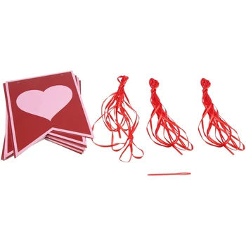 Флаги и баннеры ко Дню Святого Валентина Украшения для вечеринок Ко Дню Святого Валентина Флаги и баннеры с Днем Святого Валентина Простота установки