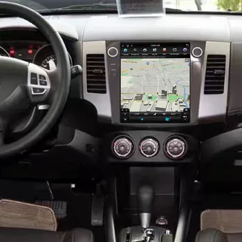 Экран Android Tesla Carplay 256G для Mitsubishi Outlander 2006-2009 2010 2011 Автомобильный мультимедийный плеер GPS Аудио Радио Стерео
