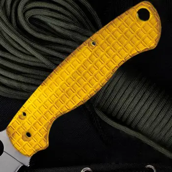 1 пара Нашивок PEI Material Grip Прозрачная Рукоятка Ножа Patch DIY для Spyderco C81 Paramilitary 2 Весы Рукоятка Ножа Patc Y1T3